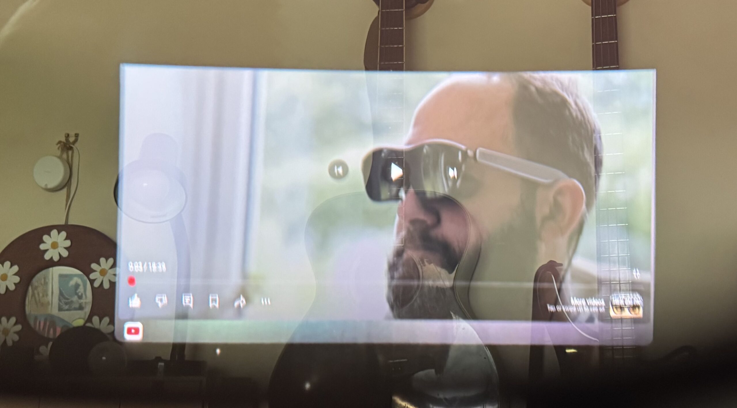 A view through the Max2 Glasses